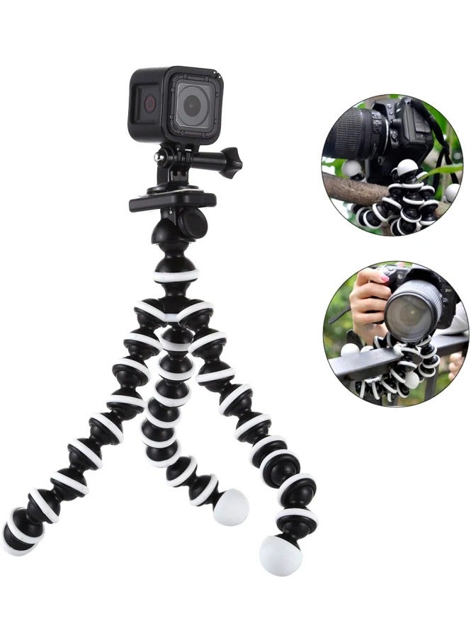 AL RAID Flexible Camera Tripod 360° Bendable Stand with Universal 1/4" Screw Mount for Smartphones, Action Cameras, and DSLRs - Image 3
