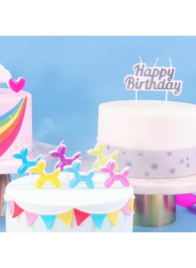 PME Happy Birthday Candle  Silver - Image 3