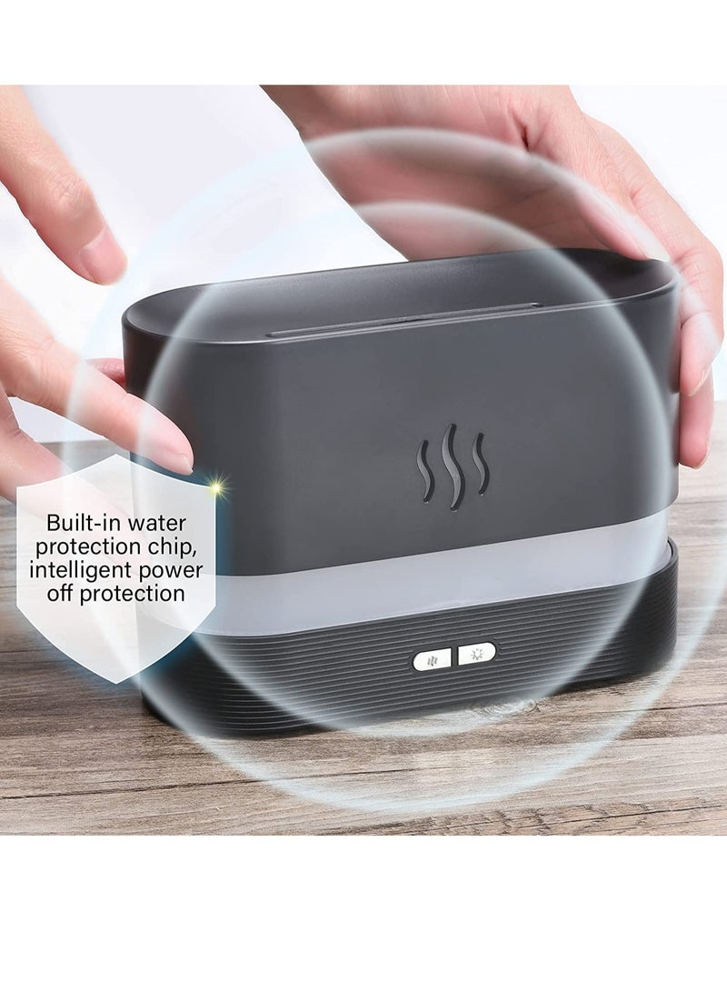 ELTRAZONE Flame Air Diffuser,Humidifier,Portable-Noiseless Aroma Diffuser for Home,Office or Yoga Essential Oil Diffuser with No-Water Auto-Off Protection - Image 4