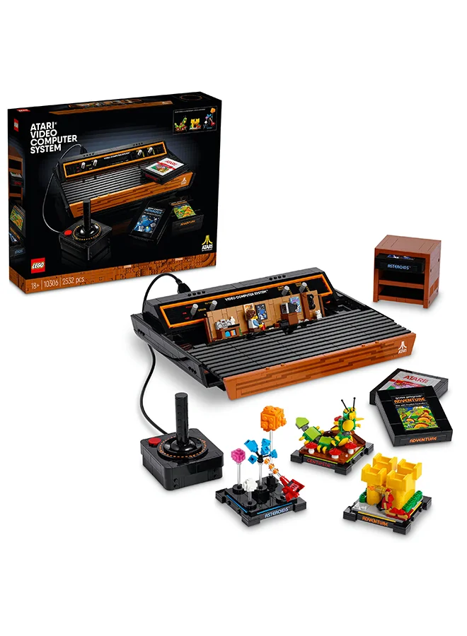 ليغو Atari2600 10306 Building Kit for Adults; Build a Vintage Games Console Replica Model; A Gift Idea for Video Game Lovers Who Love Rewarding Projects (2,532 Pieces)