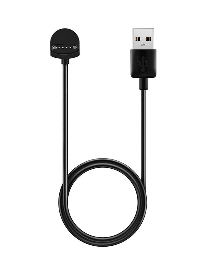 NIBEMINENT Universal Charging Dock Charger Cable For Ticwatch S/Ticwatch E Black  - Image 1