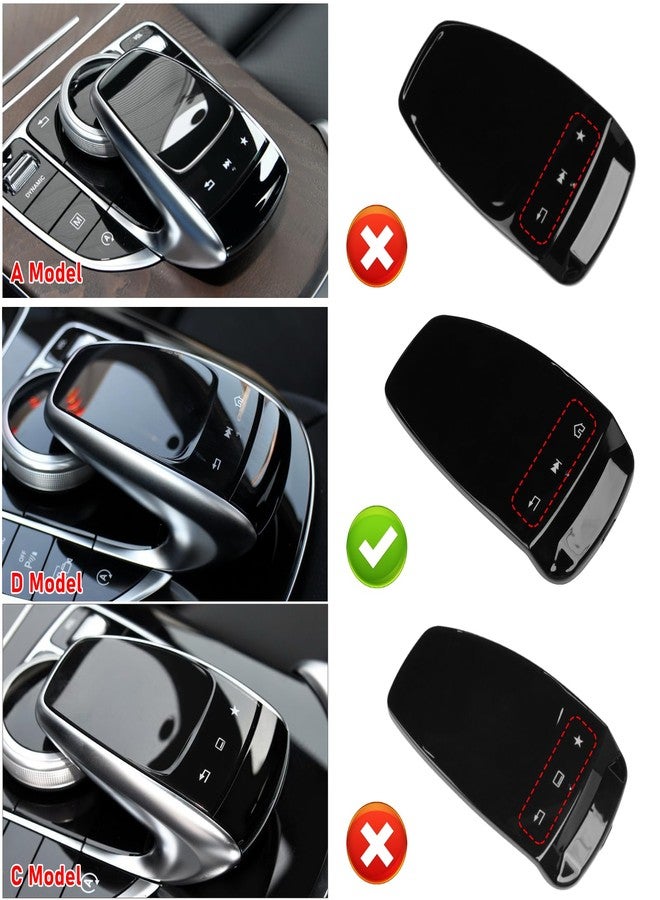 Jaronx Compatible with Mercedes Benz Multimedia Touch Pad Cover, Command Touchpad Controller Mouse Cover for C-Class W205/ E-Class W213/ S W222/ GLC W253/ GLS W166/ GLE W166 2014-2019(D Model) - Image 4
