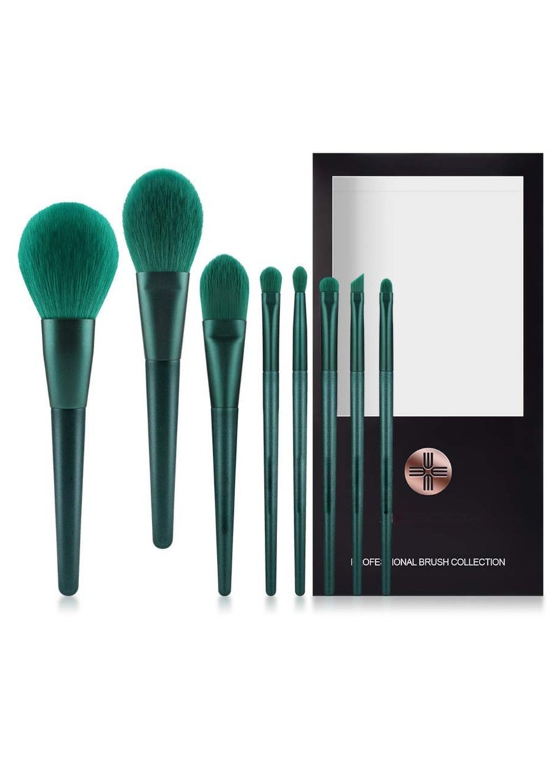 8pcs Professional Makeup Brush Set - Synthetic Foundation, Concealer, Blending & Eye Shadow Tools for Flawless Application - Image 1