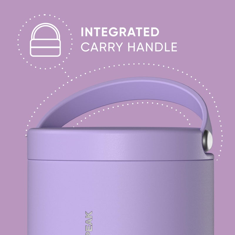 Hydrapeak 18oz Stainless Steel Vacuum Insulated Food Jar for Hot Food and Cold Food, Wide Mouth Leak-Proof Soup Jar for Adults, 10 Hours Hot and 16 Hours Cold (Lavender) - Image 2