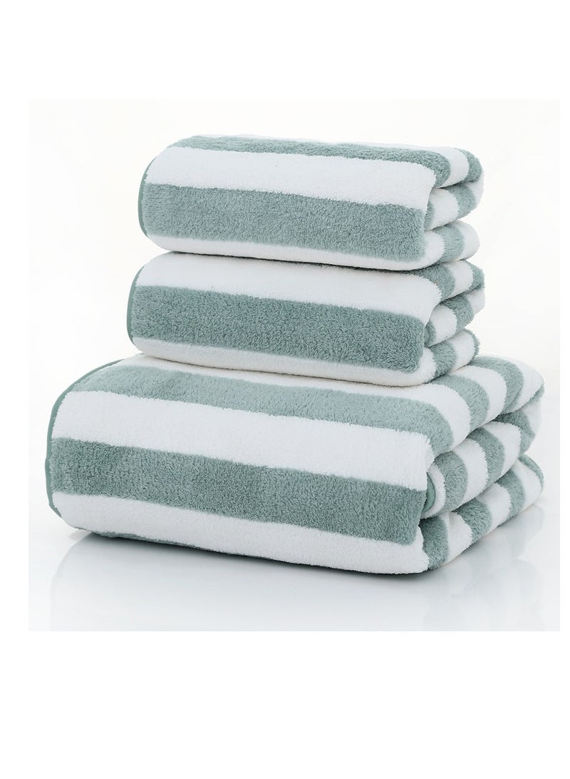 Bluejw Three Piece Set Of Soft Bath Towels