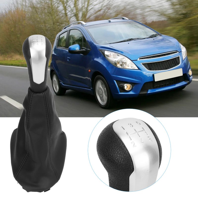 Manual Gear Shift Knob Smooth Surface Comfortable Car Shifter Lever Knobs Replacement for Spark 2011‑2016 - Image 1