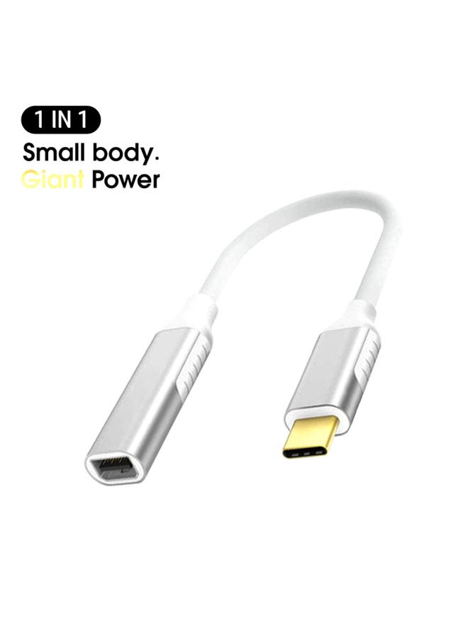 Type C Data Cable 8K60HZ Adapter Cable Type-c To MiniDP MacBook Thunderbolt 4 To MiniDP-Color:type-C To MiniDP Female 4K60HZ Silver - Image 1