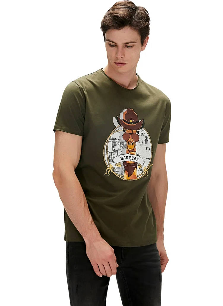 باد بير Giraffe Men's T-Shirt - 23.01.07.036