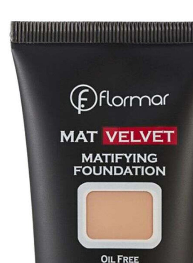 flormar Mat Velvet Matifying Foundation V213 Beige Classic - Image 2