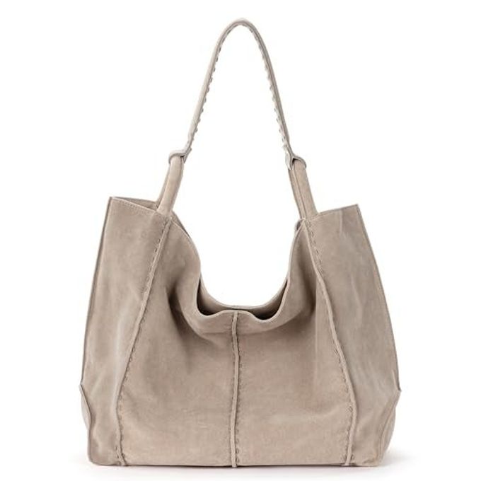 The Sak Los Feliz Large Tote Bag Premium Leather Handbag With Stylish Design For Everyday, Travel, Beach Bag Roomy, Durable, Lined Purse With Shoulder Bag Strap, Zipper Pocket - Image 4
