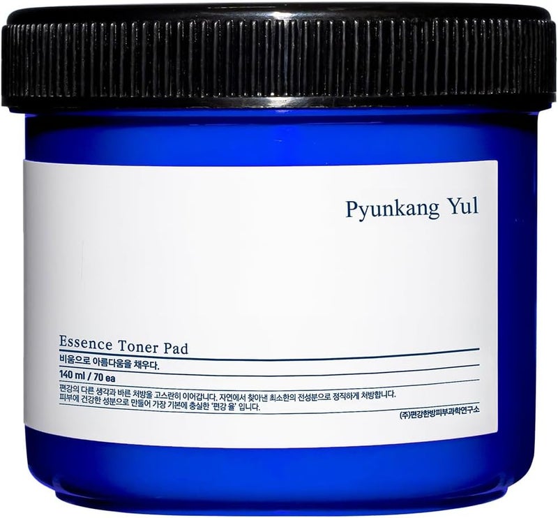 PYUNKANG YUL Essence Toner Pad with Astragalus Root Houttuynia Cordata Willow Bark Centella Asiatica Ceramide Nourish Moisturizes Removes Dead Skin Cells Korean Face Skin Care 70ea 473floz