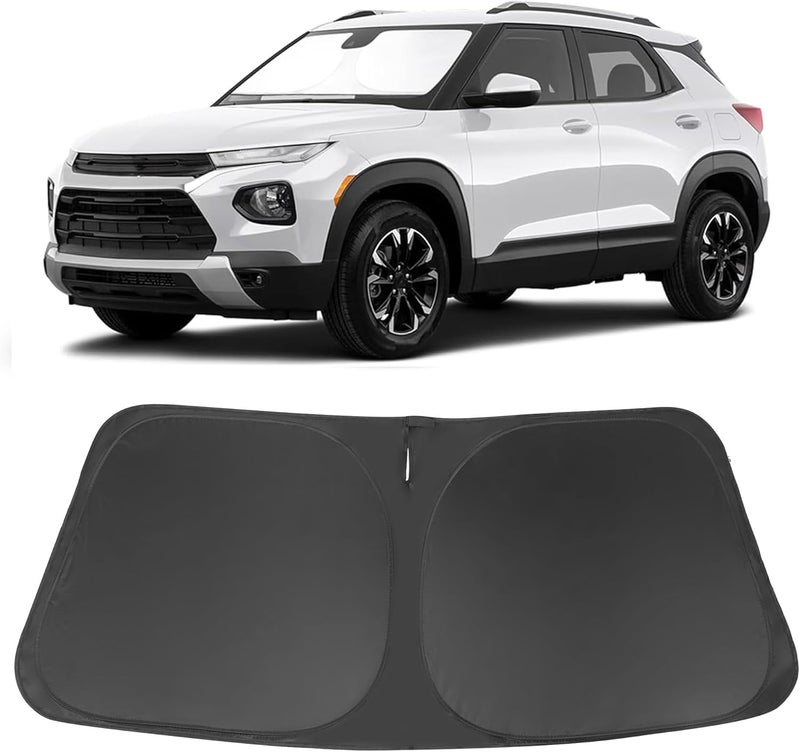 LHFLIVE Windshield Sun Shade Custom Fit for 2021 2022 2023 2024 2025 2026 Chevrolet/Chevy Trailblazer Accessories Foldable Sunshade Sun Blocker Protect Car from Sun Rays & Heat Damage Keep Car Cooler - Image 1