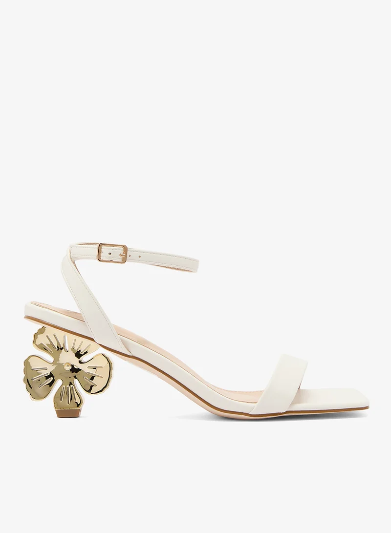 ريد Ankle Strap Heeled Sandals