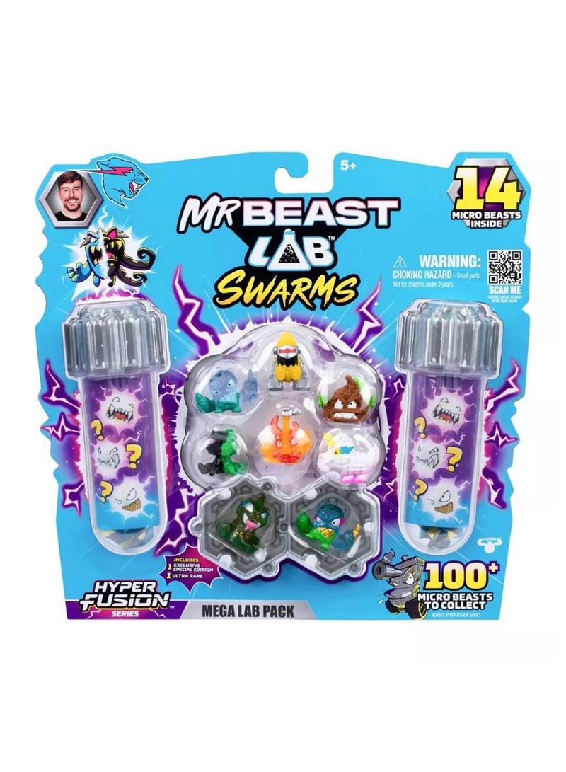 MrBeast Lab مجموعة مختبر MrBeast Swarms S3 Mega Lab 14 قطعة (قطعة عشوائية 1) - Image 1