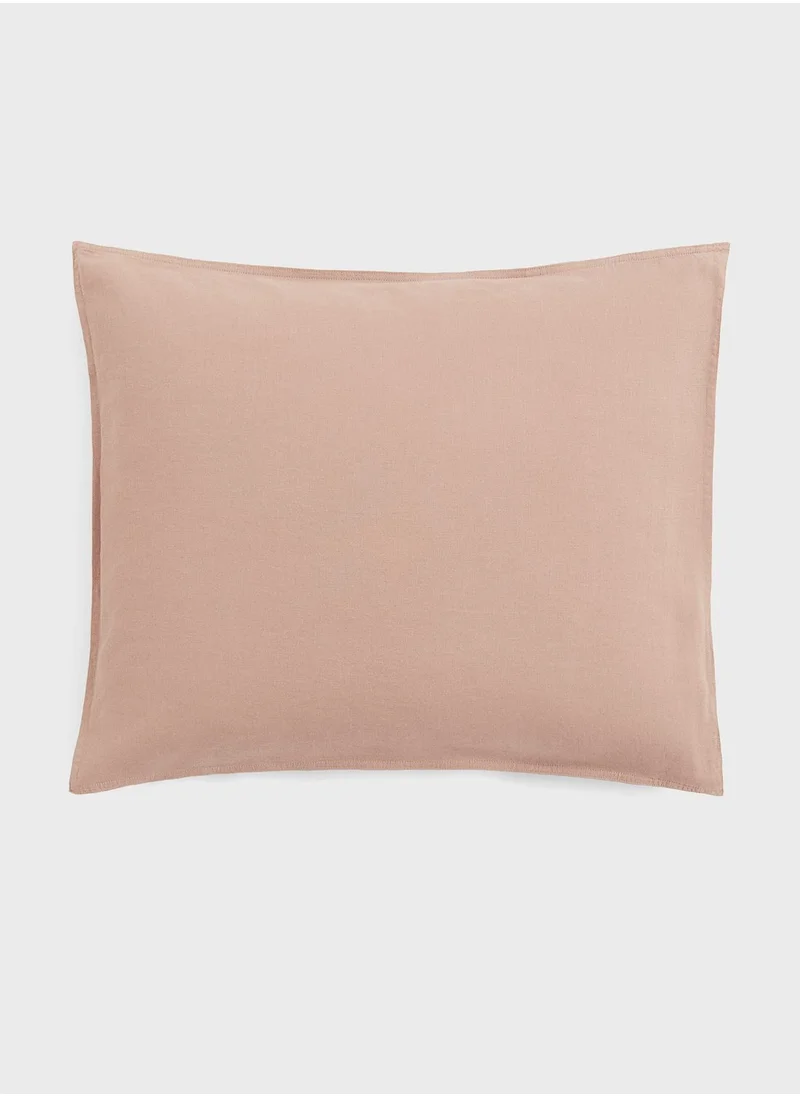 اتش اند ام Washed Linen-Blend Pillowcase