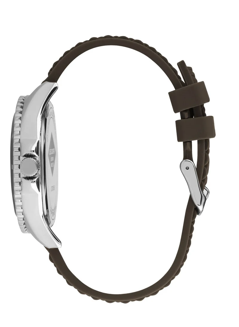 Lee Cooper Men's Silicone Analog Watch LC07361.377 - 45 mm