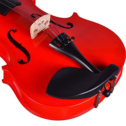 DOMENICO Handcrafted Solid Wood Acoustic Violin with Carrying Case,Rosin, Bow (4/4) - Image 4