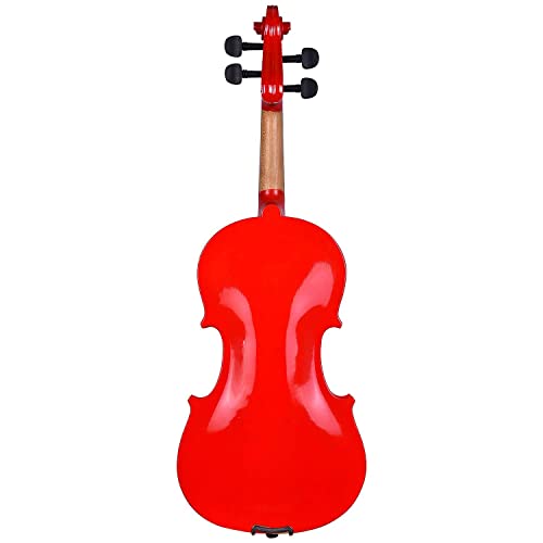 DOMENICO Handcrafted Solid Wood Acoustic Violin with Carrying Case,Rosin, Bow (4/4) - Image 2
