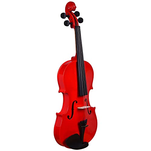 DOMENICO Handcrafted Solid Wood Acoustic Violin with Carrying Case,Rosin, Bow (4/4) - Image 3