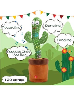 MAGIC VAULT Cute Dancing & Talking Cactus With Cap  - Image 5