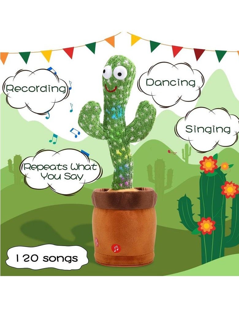 MAGIC VAULT Cute Dancing & Talking Cactus With Cap - Image 5