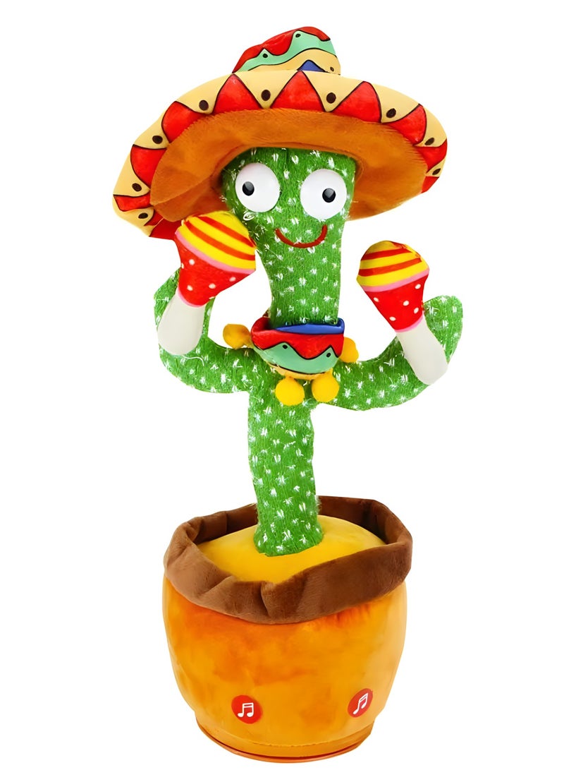 MAGIC VAULT Cute Dancing & Talking Cactus With Cap - Image 2