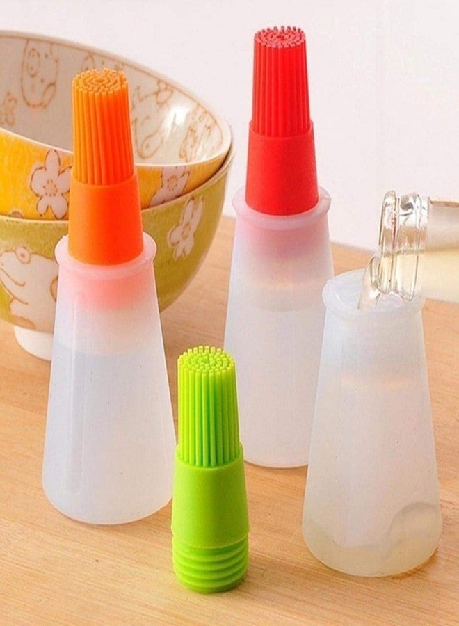 DR Mall Krab Multipurpose Oil Honey Dispenser Storage and Basting Brush Liquid Oil Pen Cake Butter Bread Pastry Brush - Image 1
