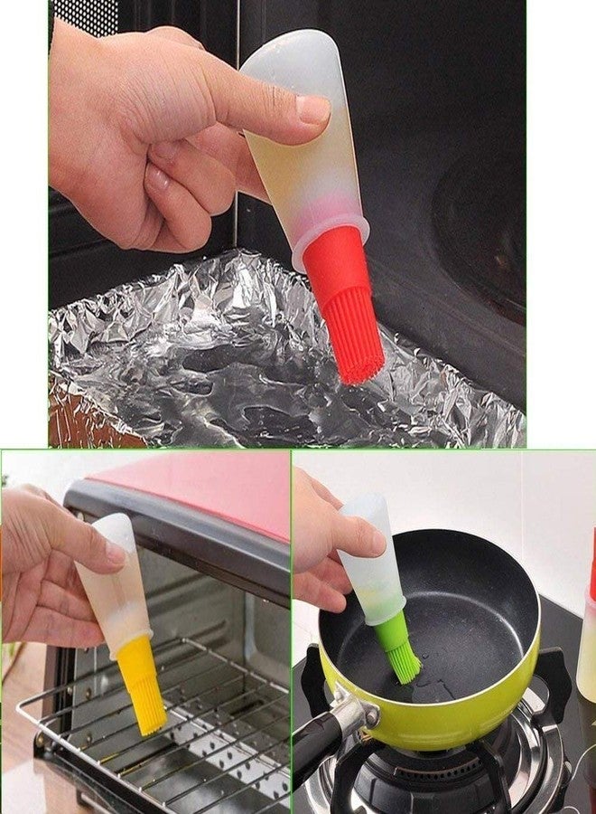 DR Mall Krab Multipurpose Oil Honey Dispenser Storage and Basting Brush Liquid Oil Pen Cake Butter Bread Pastry Brush - Image 2