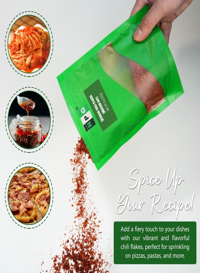 NPG Authentic Sichuan Chili Flakes 8 Ounces, Medium Hot, Szechuan Crushed Red Pepper Flakes Bulk, Essential Spice Seasoning for Making Kimchi, Chili Oil, Stir-fry, Pizza, Salads, and Tacos - Image 3