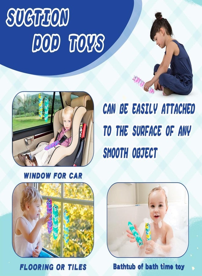 Langmeil Suction Pop Fidget Toy, Relax and Pressure Relief Toys, 3D Squeeze Anti-Pressure Popper Sensory Toys for Kids and Adults(Mint & Blue) - Image 5