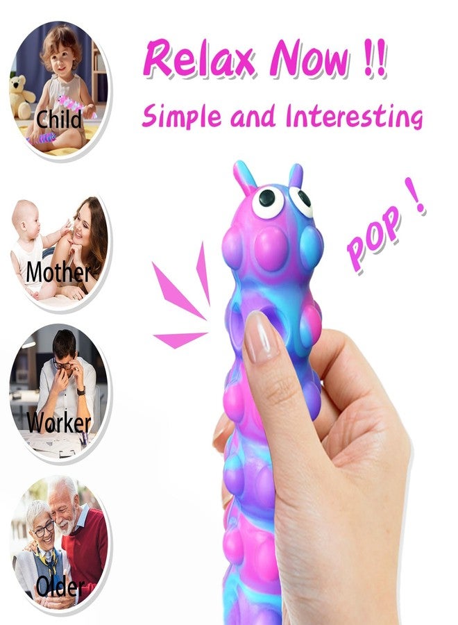 Langmeil Suction Pop Fidget Toy, Relax and Pressure Relief Toys, 3D Squeeze Anti-Pressure Popper Sensory Toys for Kids and Adults(Mint & Blue) - Image 4