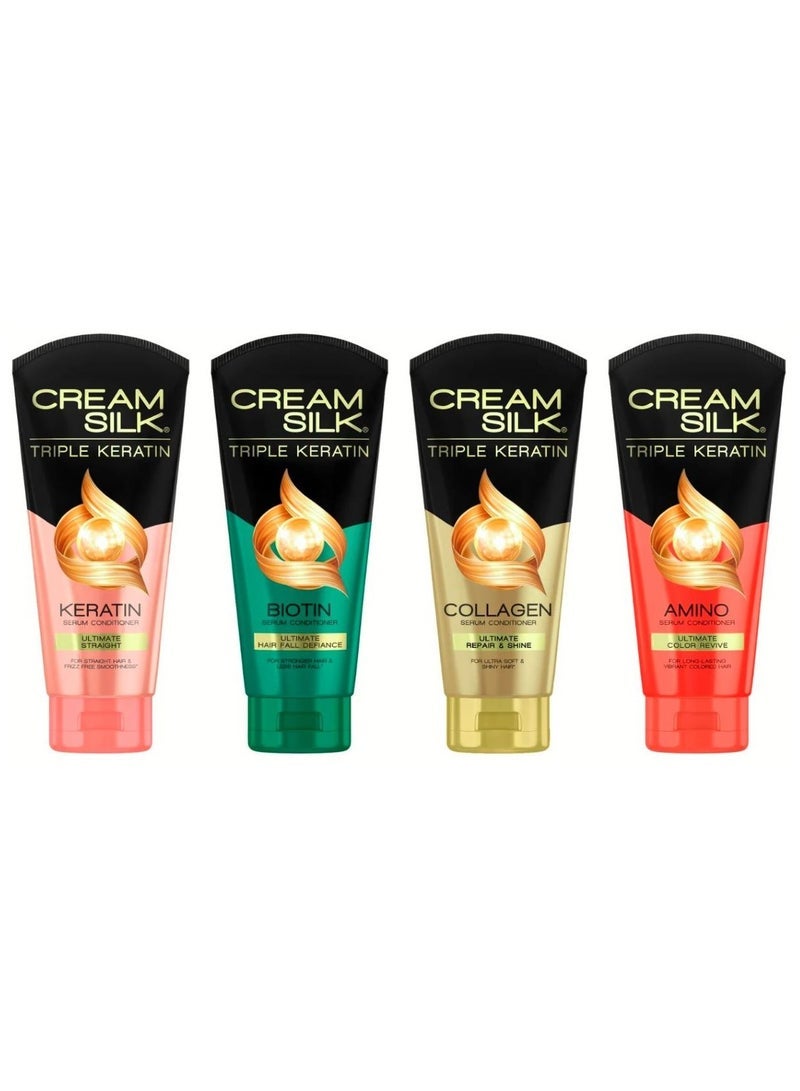 Creamsilk Advanced Keratin Hair Conditioner â€“ Straight & Smooth Hair 170ml - Image 5