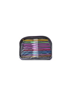 Dubkart Aluminum Crochet Hook Set Knitting tool Hooks Handle Aluminum Alloy Knitting Knit Needles (22-Piece)  - Image 2