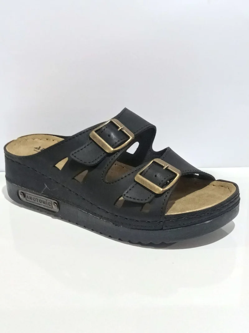 اريان 07-043 Anatomic Women's Wedge Heel Slippers