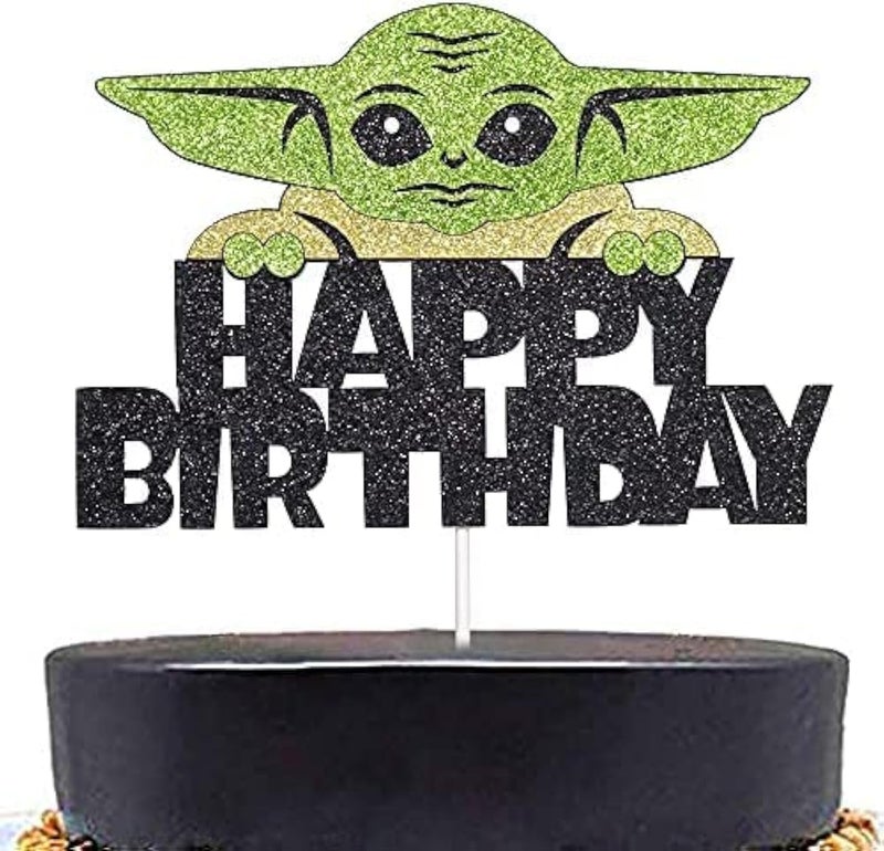 Confetti! Space wars Cake toppers Decoration Children Birthday Party Decoration  Star wars Galaxy Children Birthday Theme Party - Image 1