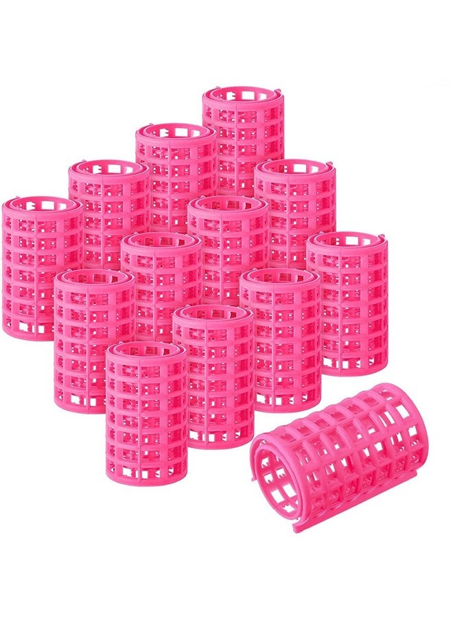 Sweetpea - SWEETPEA®36MM Hair Rollers Plastic Snap on Roller Curlers for Hairdressing Styling for Girls & Women No Heat Wave Hair Curlers for Salon,Home Purpose Multicolor (6 PCS) (2.75x1.42 Inch (Jumbo)) - Image 1