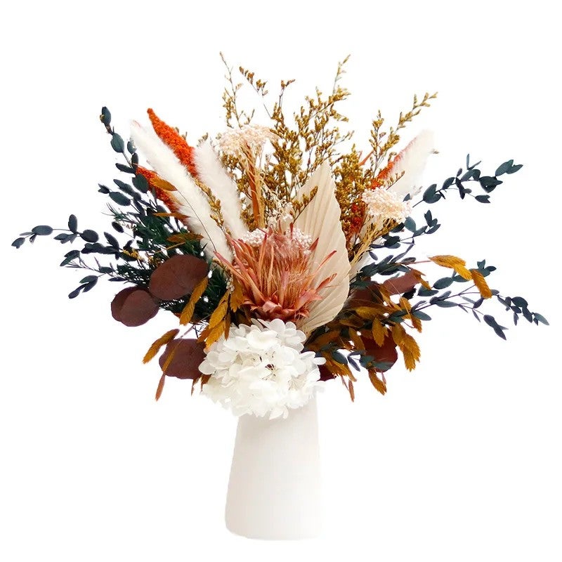 Bluejw Handpicked Eco Eucalyptus Dried Flowers - Organic Rustic Wedding Bouquet & Christmas Home Decor - Budget-Friendly Dried Plants Arrangement - Image 5