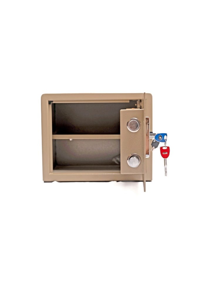 Generic Luxury Fire-Resistant Digital Security Safe With Electronic Number Pad And Lock And Physical  Key  30 *30*38 CM  - Image 4