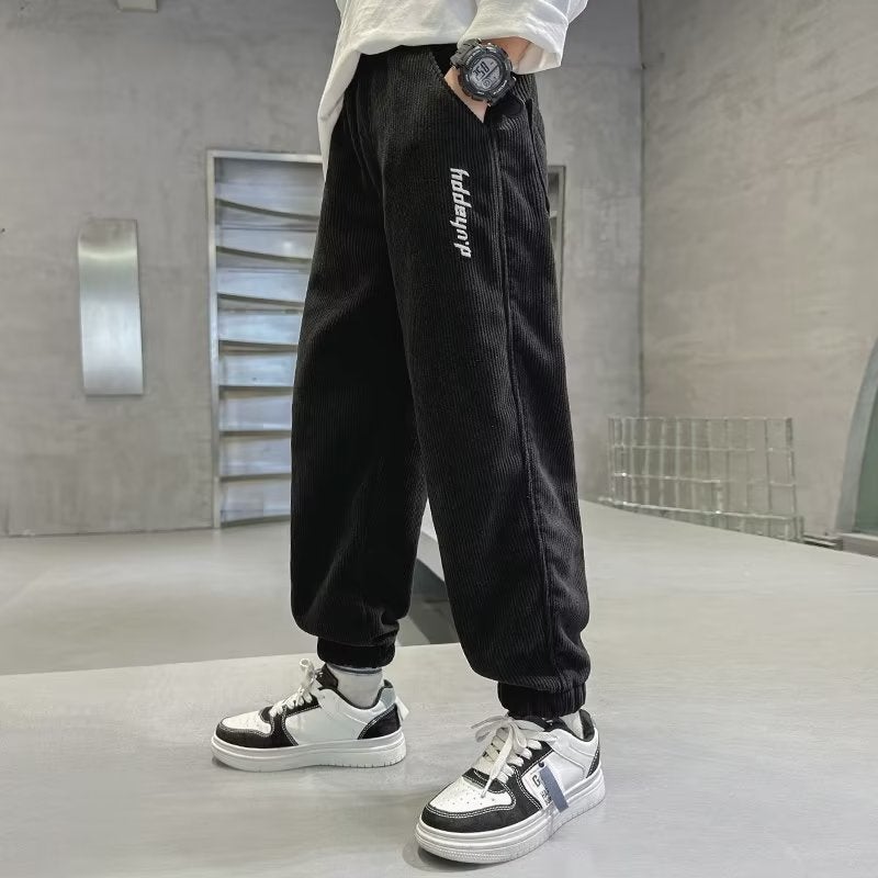 Children'S Pants Boys Korean Style Casual Loose Sweatpants For Older Kids Toddler Jogger Harem Trendy Fashionable - Image 5