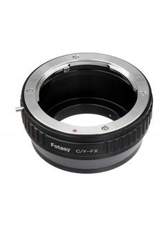 Contax Yashica C/Y Lens to Fuji X Adapter, CY Lens X Mount Adapter, Compatible with Fujifilm X-Pro1 X-Pro2 X-Pro3 X-E2 X-E3 X-A10 X-M1 X-T1 X-T2 X-T3 X-T4 X-T10 X-T20 X-T30 X-T30II X-T100 X-H1