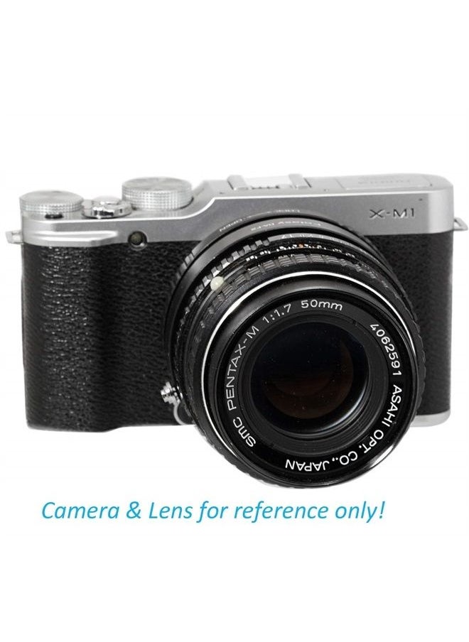 Fotasy - Contax Yashica C/Y Lens to Fuji X Adapter, CY Lens X Mount Adapter, Compatible with Fujifilm X-Pro1 X-Pro2 X-Pro3 X-E2 X-E3 X-A10 X-M1 X-T1 X-T2 X-T3 X-T4 X-T10 X-T20 X-T30 X-T30II X-T100 X-H1 - Image 1