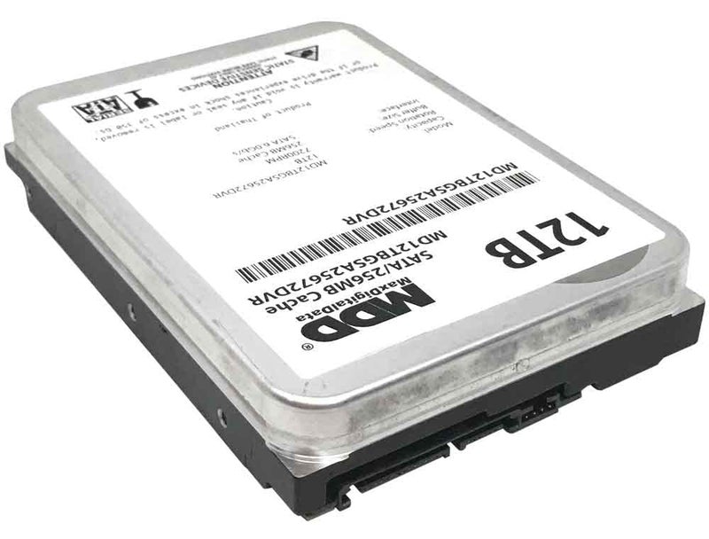 MDD MAXDIGITALDATA MDD 12TB 7200 RPM 256MB Cache 3.5-inch Internal Hard Drive for Surveillance Storage (Renewed) - Image 3