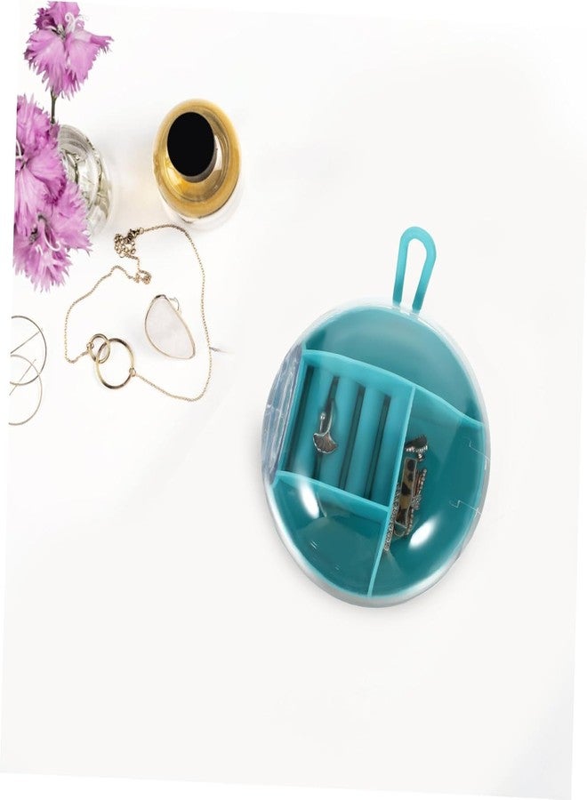Wishbone WISHBONEMini Travel Jewelry Box – Portable Necklace & Earrings Organizer Case, Jewelry Storage Case for Necklaces, Earrings, Trinkets – Compact Travel Jewelry Organizer - Image 2