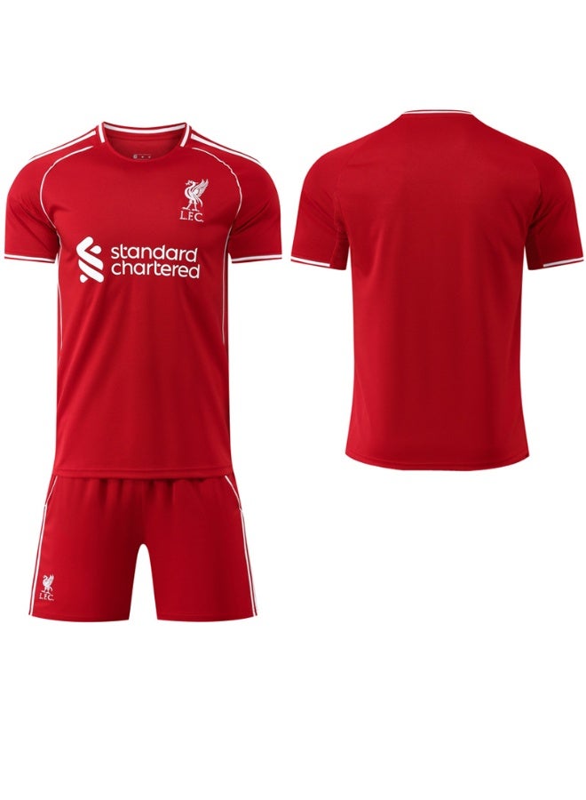 England football jerseys and shorts sets, breathable and quick-drying sports uniforms, football team jerseys, men's and women's youth teams, multiple sizes and colors, for training, matches and street wear - Image 1