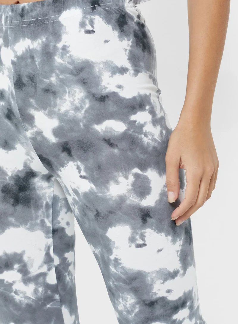 VERO MODA High Waist Printed Leggings