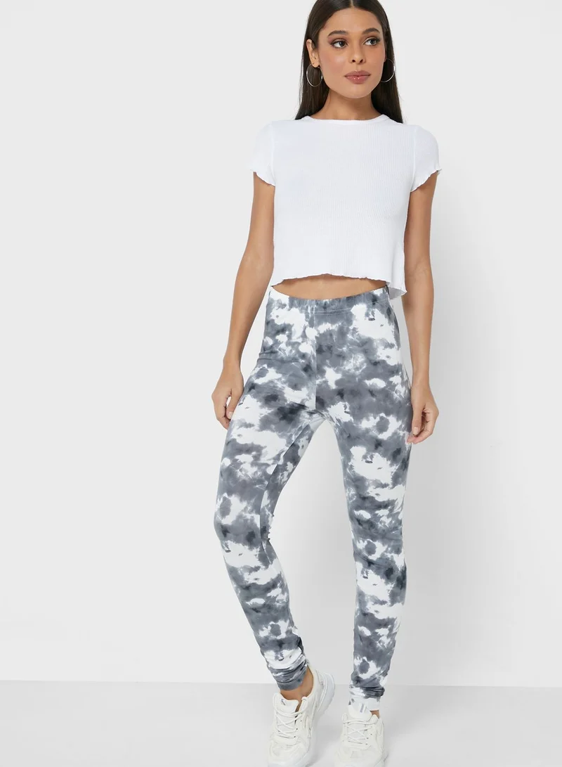 VERO MODA High Waist Printed Leggings
