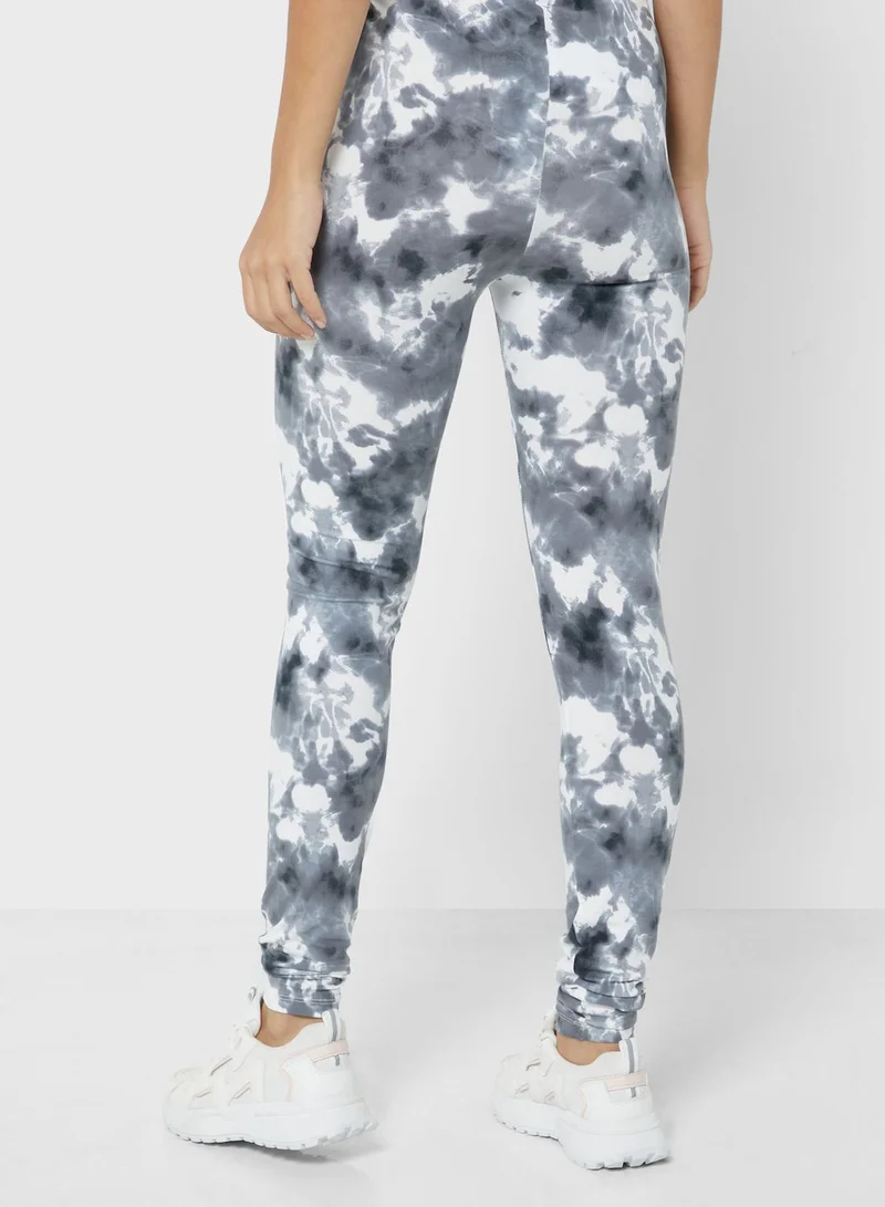 VERO MODA High Waist Printed Leggings
