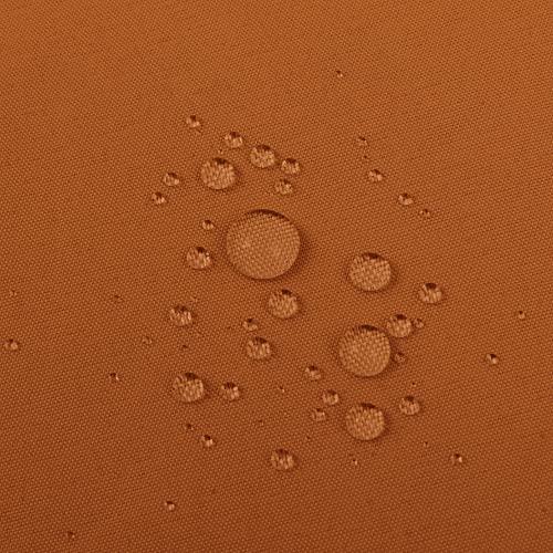 ALYVIA SPRING Extra Long Fabric Shower Curtain Liner Waterproof - 72" x 84", Soft & Lightweight XL Shower Curtain with 3 Magnets, Machine Washable - 72x84, Burnt Orange - Image 5