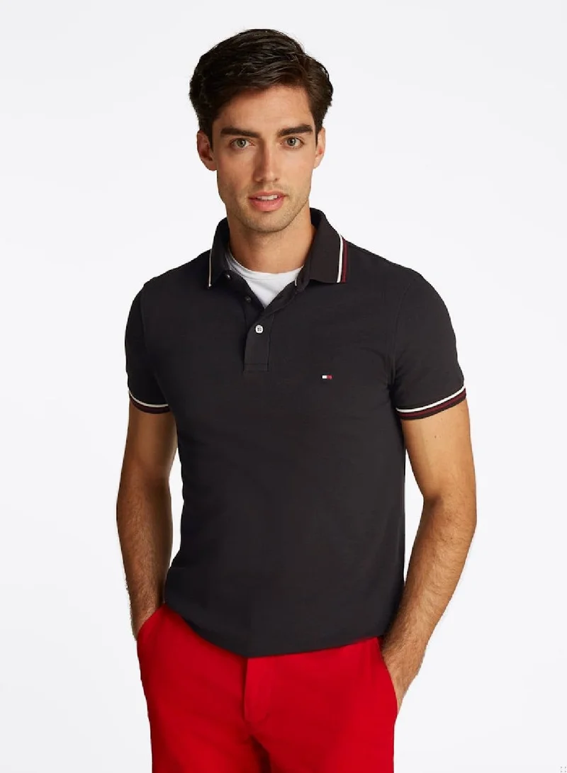 Tipped Slim Polo Shirt