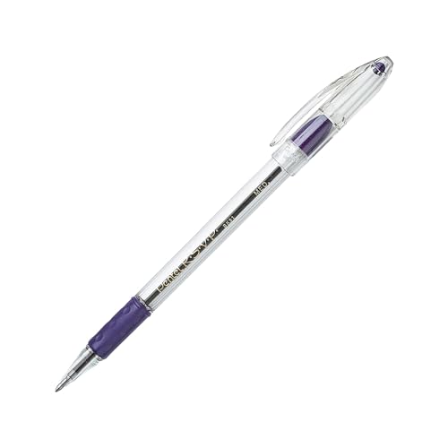 Pentel BK91V R.S.V.P. Stick Ballpoint Pen, 1mm, Trans Barrel, Violet Ink, Dozen - Image 4